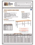 resources of Spec Sheet