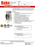 resources of Spec Sheet