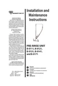 resources of Installation And Maintenance Instructions