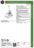 resources of Spec Sheet