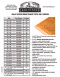 resources of Spec Sheet