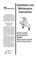 resources of Installation And Maintenance Instructions