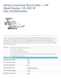 resources of Spec Sheet