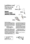 resources of Installation And Maintenance Instructions