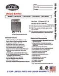 resources of Spec Sheet