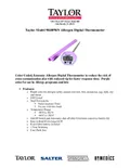 resources of Spec Sheet