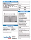 resources of Spec Sheet