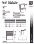 resources of Spec Sheet