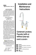 resources of Installation And Maintenance Instructions
