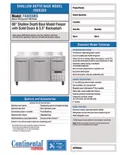 resources of Spec Sheet