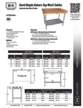 resources of Spec Sheet