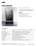 resources of Spec Sheet