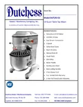 resources of Spec Sheet