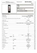 resources of Spec Sheet