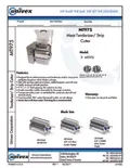 resources of Spec Sheet