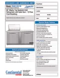 resources of Spec Sheet