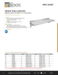 resources of Spec Sheet