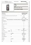 resources of Spec Sheet