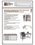resources of Spec Sheet