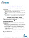 resources of Warranty
