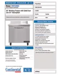 resources of Spec Sheet