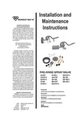 resources of Installation And Maintenance Instruc