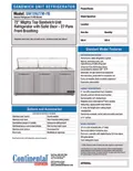 resources of Spec Sheet