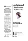resources of Installation And Maintenance Instructions
