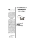 resources of Installation And Maintenance Instructions