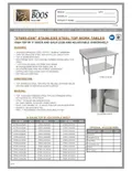 resources of Spec Sheet