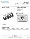 resources of Spec Sheet