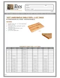 resources of Spec Sheet