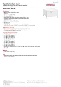 resources of Spec Sheet