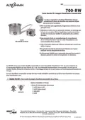 resources of Spec Sheet - French