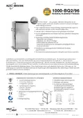resources of Spec Sheet - German