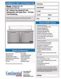 resources of Spec Sheet