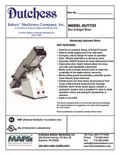 resources of Spec Sheet