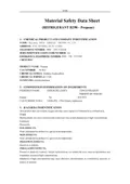 resources of MSDS