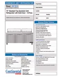 resources of Spec Sheet