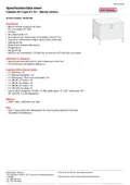 resources of Spec Sheet
