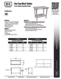 resources of Spec Sheet