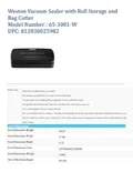resources of Spec Sheet