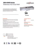 resources of Spec Sheet