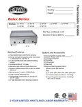 resources of Spec Sheet