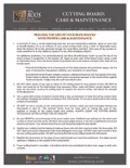 resources of Care & Maintenance
