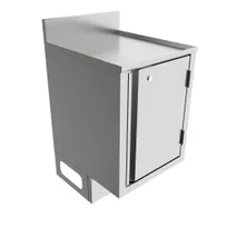 product of BK Resources UBC-B-21-W18HL Call Series Underbar Cabinet, Flat Top, 18"X21"