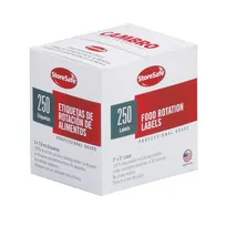 product of Cambro 23SLINB250 StoreSafe Food Rotation Label, 2x3, Blank, Biodegradable, Microwave Safe, 100 Count per Case