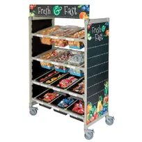 product of Cambro CSFLEXMERCH000 Camshelving Flex Sign - 2 Side Panels + 1 Top Panel, Fits 24" Deep Units