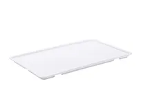 product of Carlisle 06040 Araven Dough Box Lid, 23 3/4"W x 15 7/8"D x 7/8"H, Aluminum, Clear, BPA Free