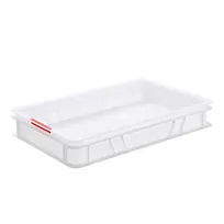 product of Carlisle 06041 Araven Dough Box Dolly, 23 3/4"W x 15 7/8"D x 4"H, Aluminum, Clear, BPA Free